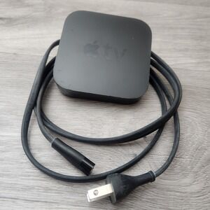 Apple TV 3rd Generation Black A1427 1080p HD Streaming Media Player w Power Cord
